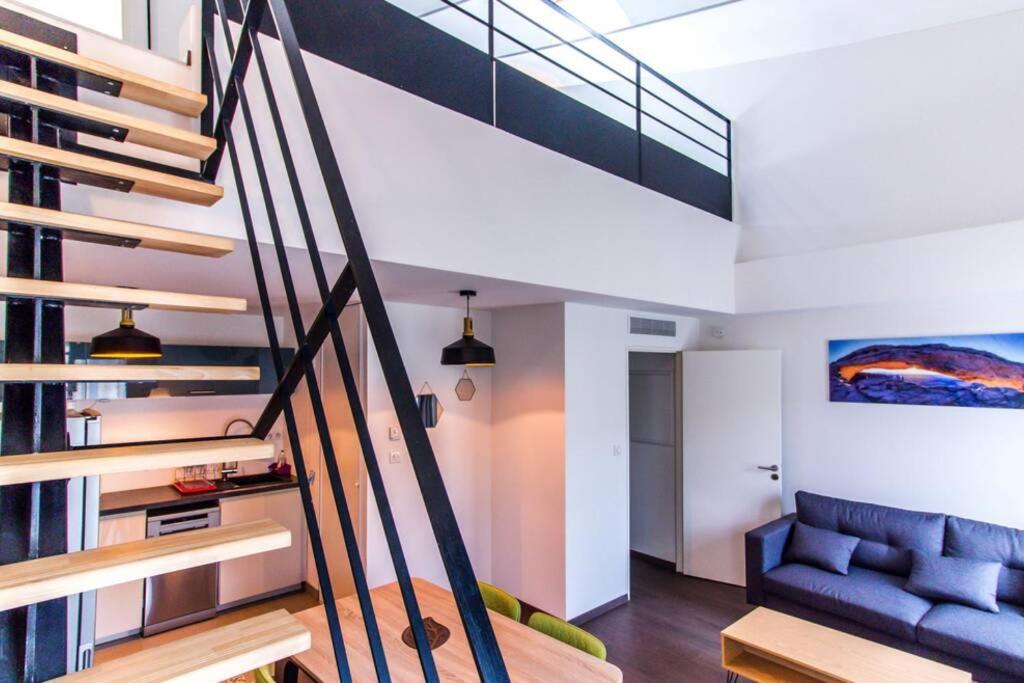 Appartement Haussmannien Type Loft, Climatise - Vieux-Port-Le Panier, Marseille Eksteriør bilde